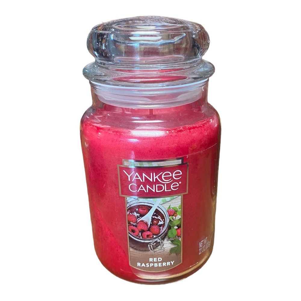 Yankee Candle 22 Oz Jar, Red Raspberry | New